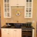 wet bar with temperature controlled wet bar, vessel sink